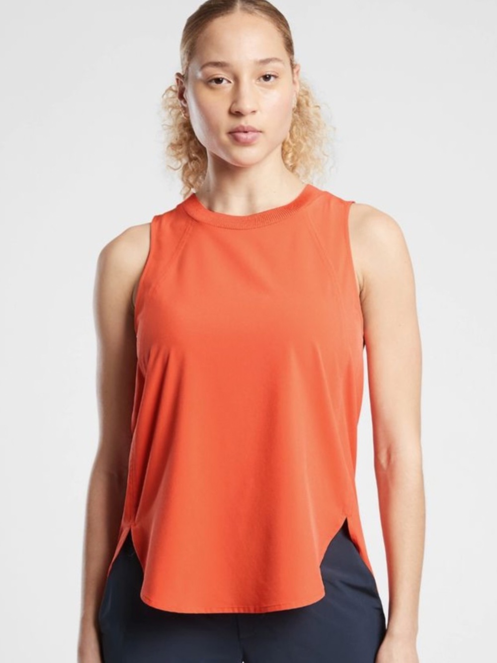 ATHLETA ZEPHYR TANK - ORANGE HAZE - MEDIUM